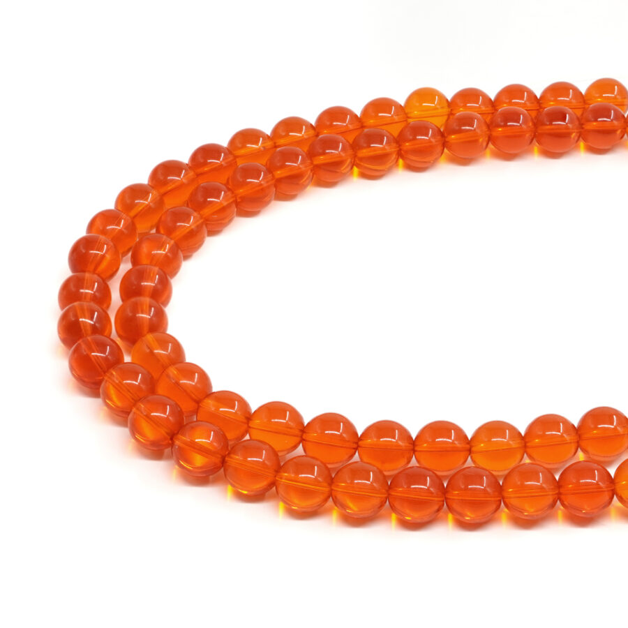 Vetro Arancio fili tondi 12mm