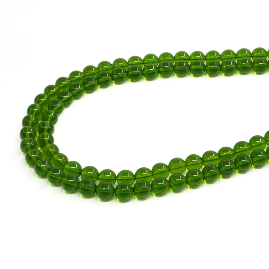 Vetro Verde fili tondi 10mm