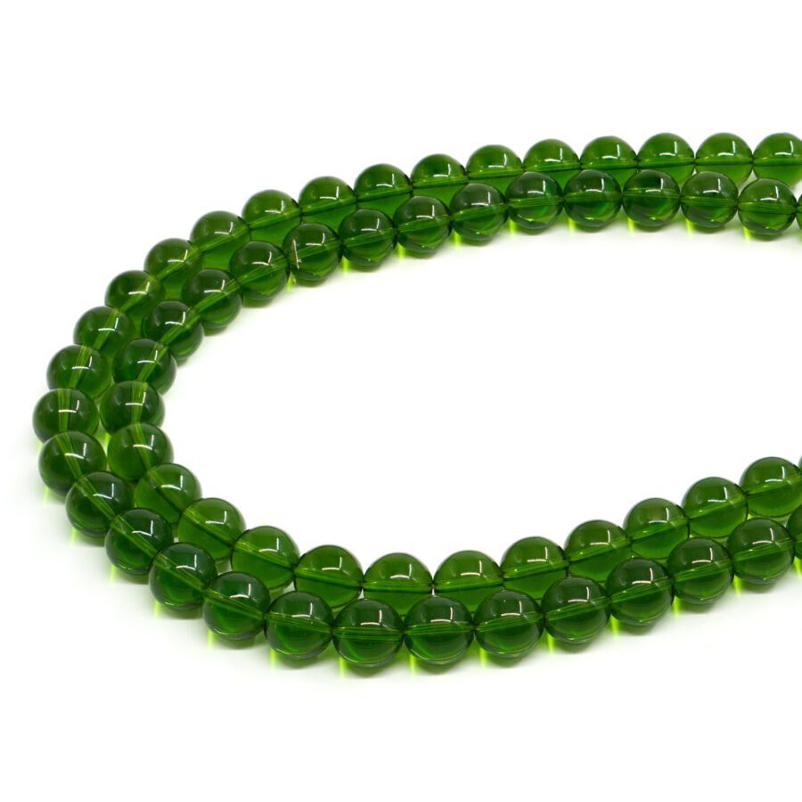 Vetro Verde fili tondi 12mm