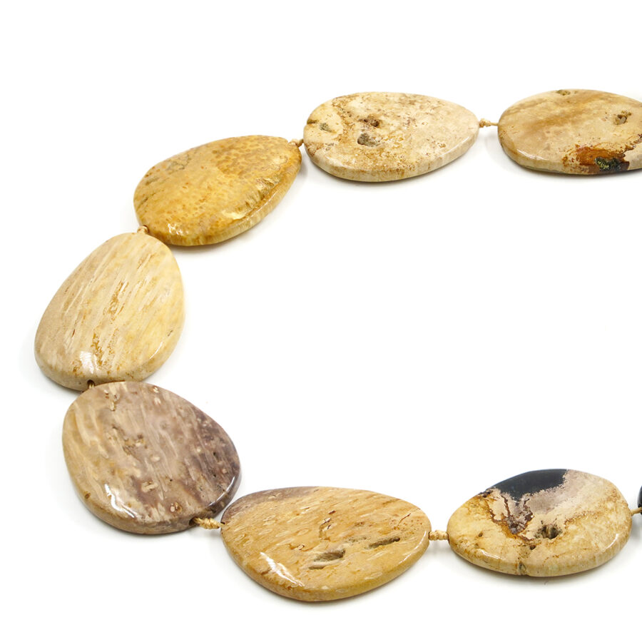 Palm Jasper fili goccia piatti 25x35mm, 30x40mm