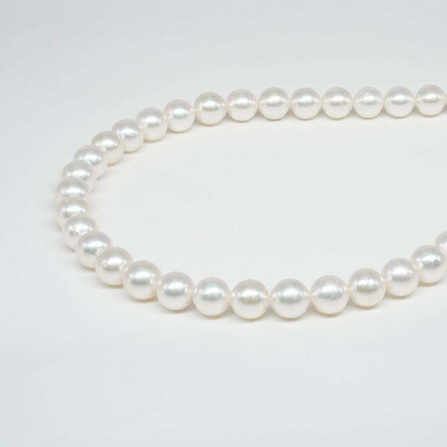 Fili di Perle Akoya Giapponesi tondi misura 9½-10mm