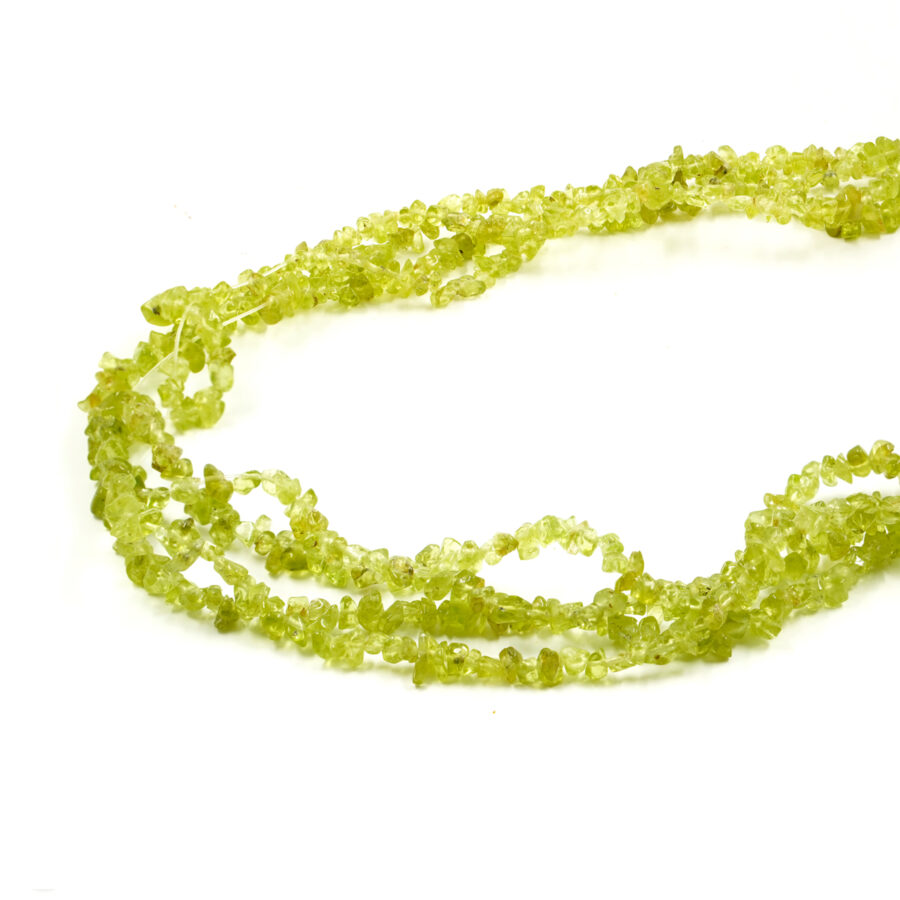 Peridoto fili chips ~3mm, ~4mm