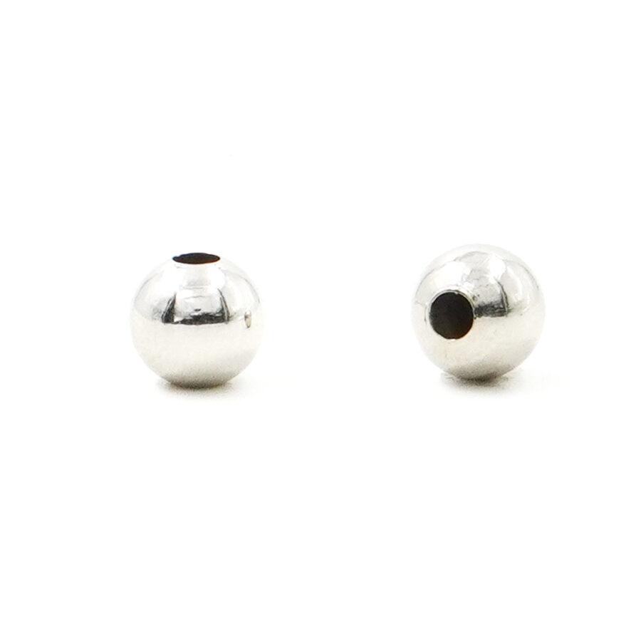 Argento 925 pallina liscia 1,8mm – [Buste da 200pz] – Argentato