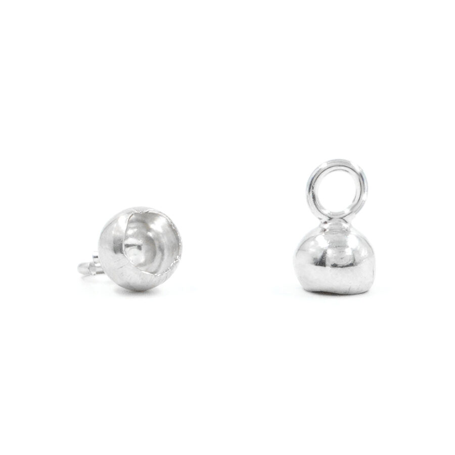 Argento 925 Coppiglia 3mm per cera lacca, anello chiuso [Buste da 40pz] – Argentato