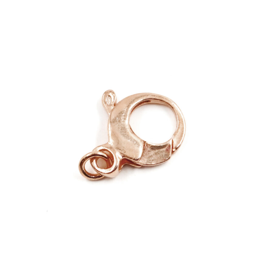 Argento 925 chiusura round 12mm – Rosè