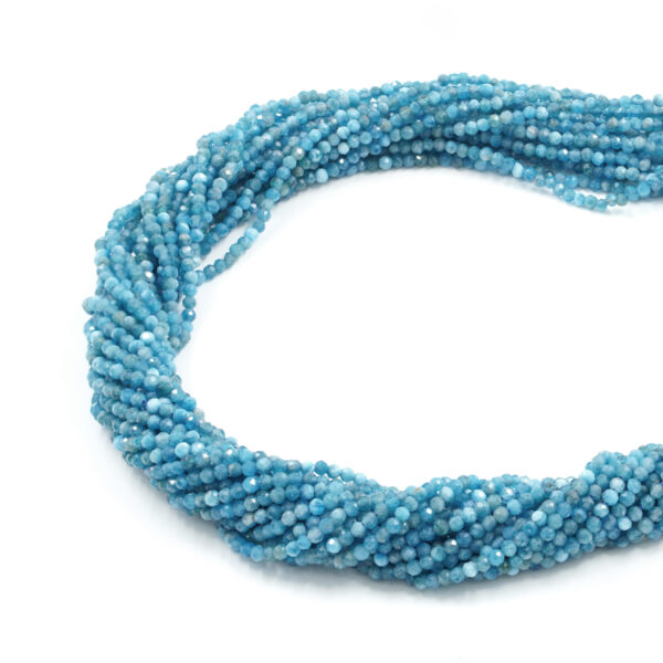 Apatite filo tondo sfaccettato 2,5 mm