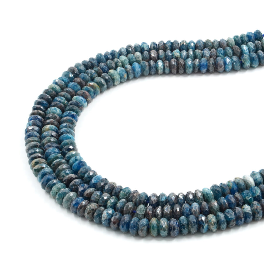 Apatite fili rondelle sfaccettate 5x8mm