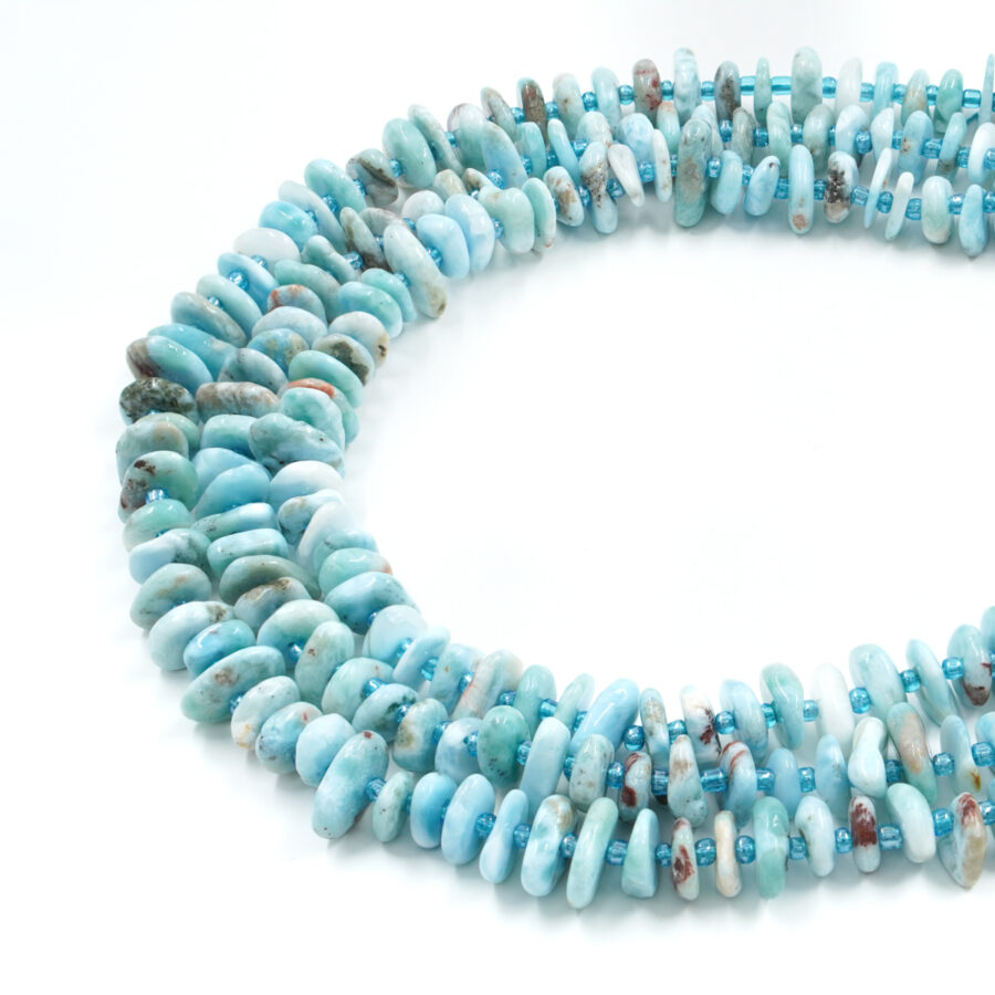 Larimar fili Chips ~ 8-9mm