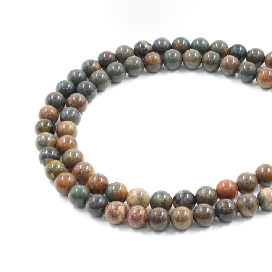 Wood Jasper fili tondi 10mm