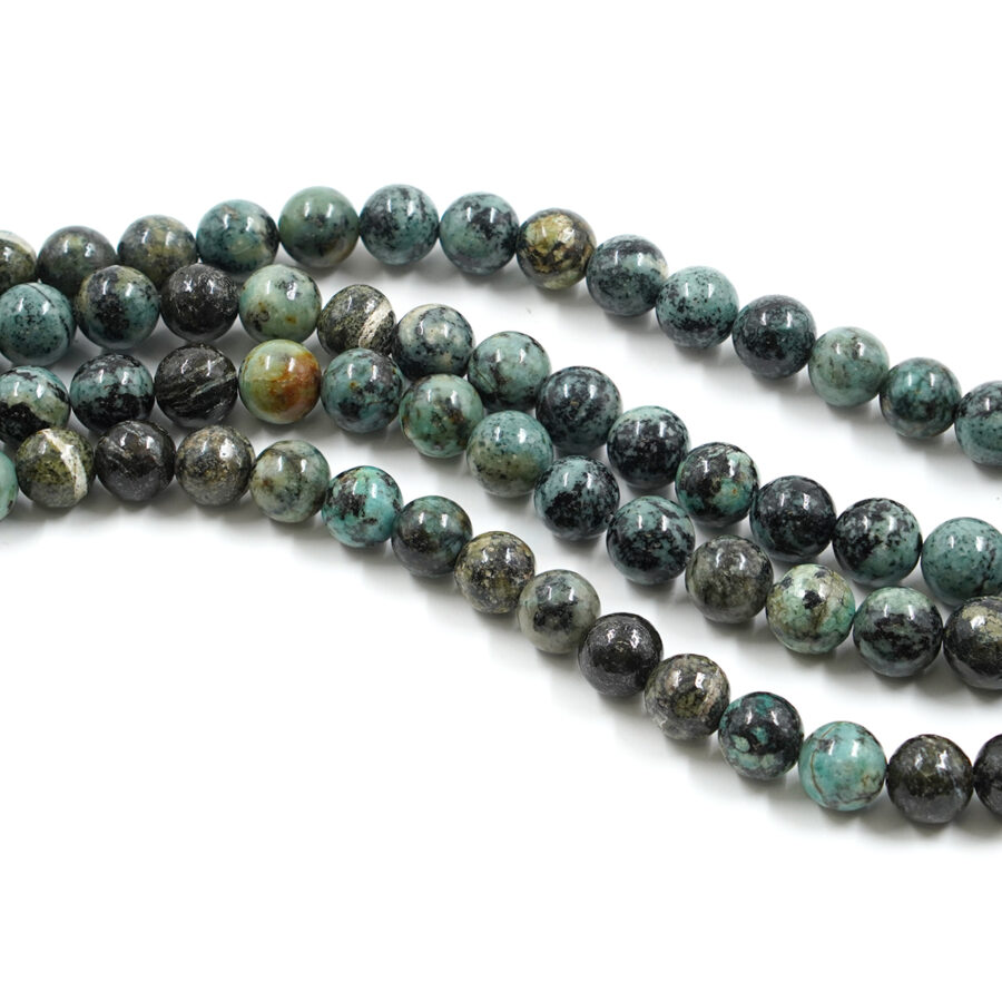 Turchese Africano fili tondi 10mm