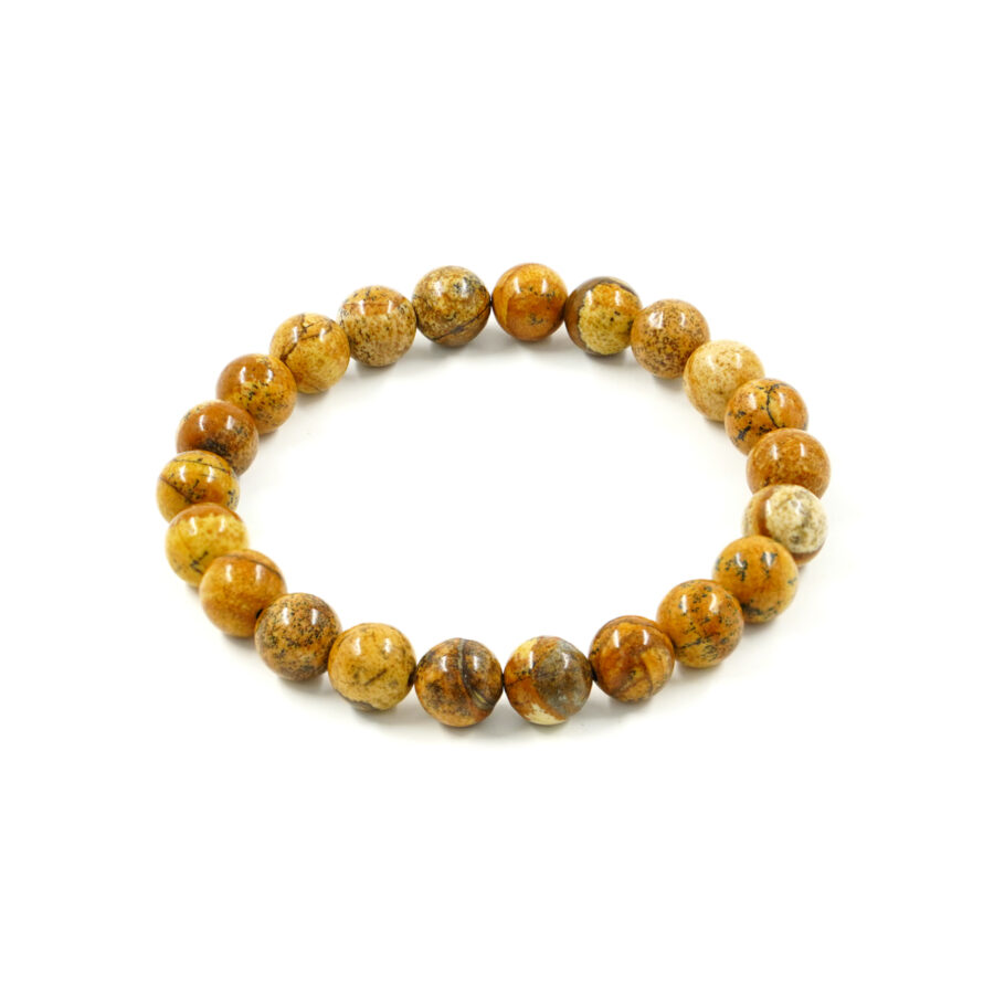 Bracciale elastico Paesina 8mm