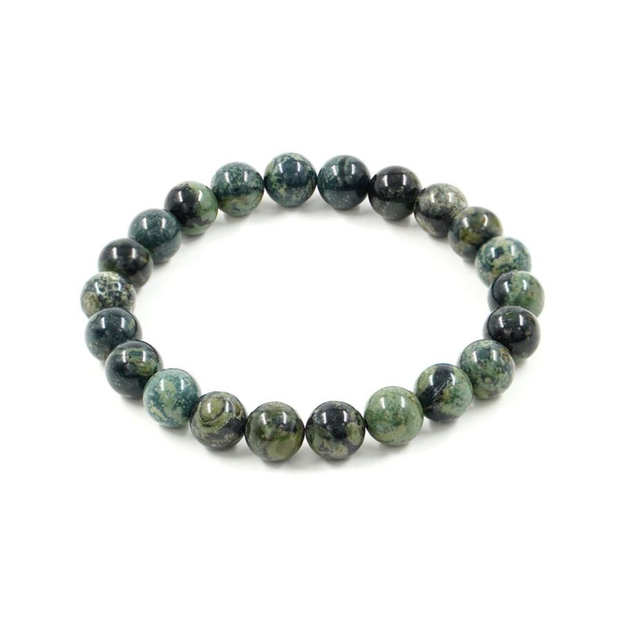Bracciale elastico Diaspro Green 8mm