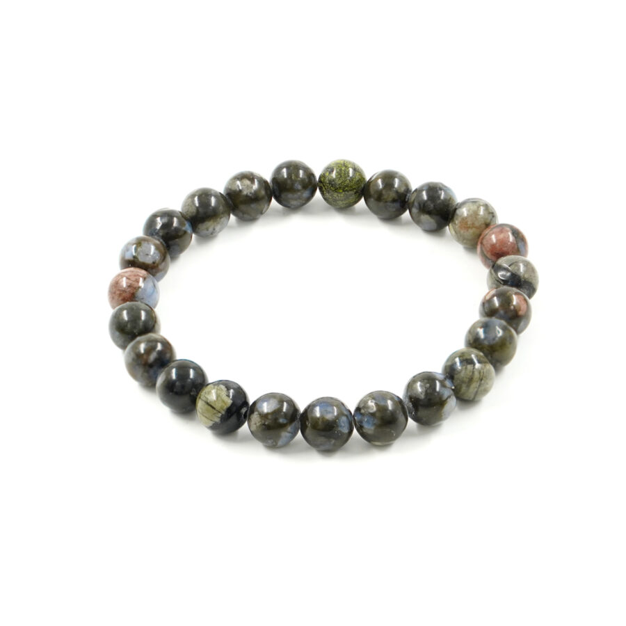 Bracciale elastico Nuummite 8mm