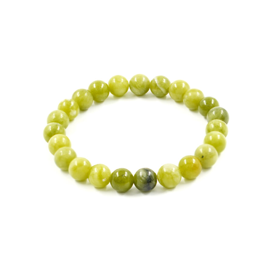 Bracciale elastico Giada del Sud 8mm