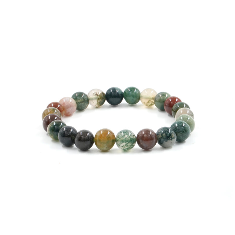 Bracciale elastico Agata Indiana 6mm