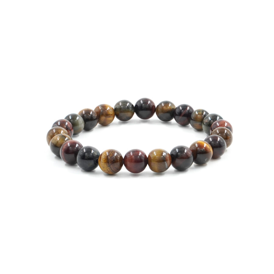 Bracciale elastico Occhio di Tigre Multicolore 6mm