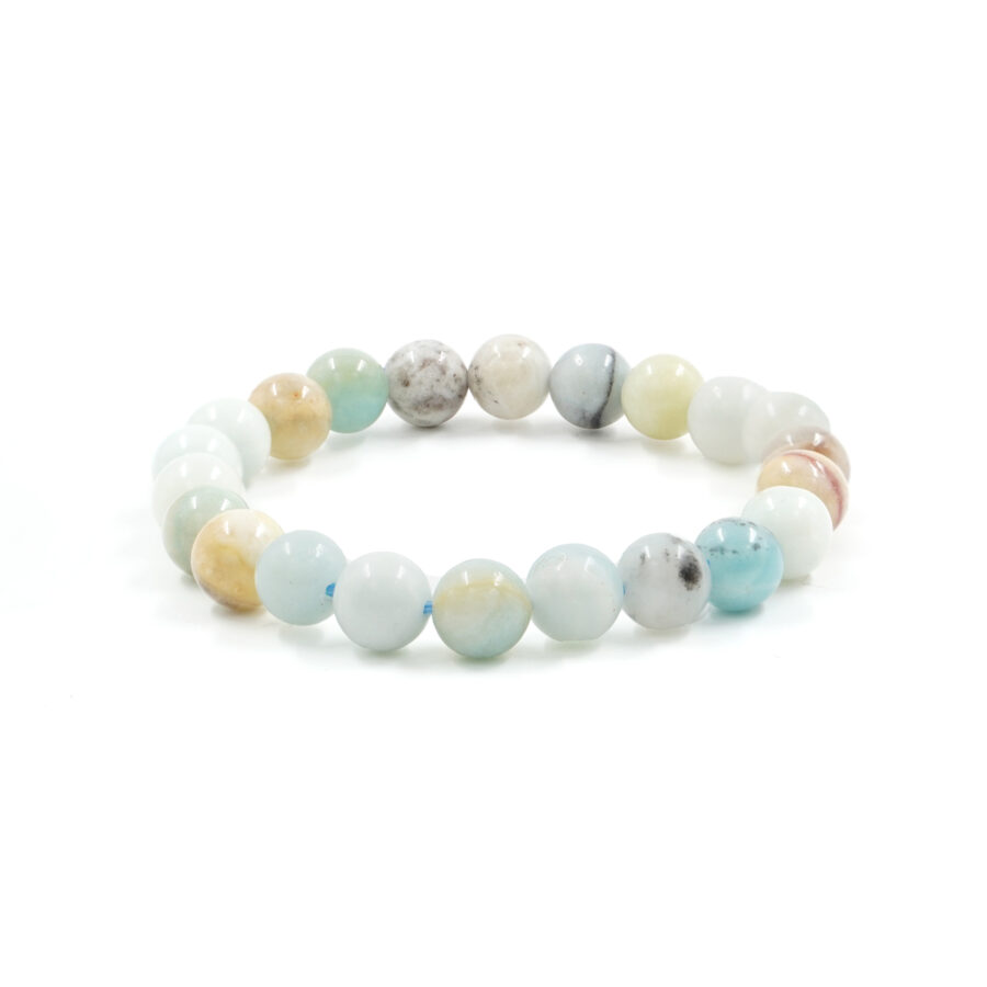 Bracciale elastico Amazzonite 8mm