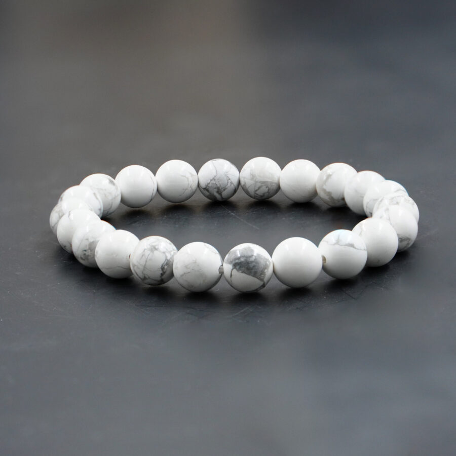 Bracciale elastico Howlite 6mm