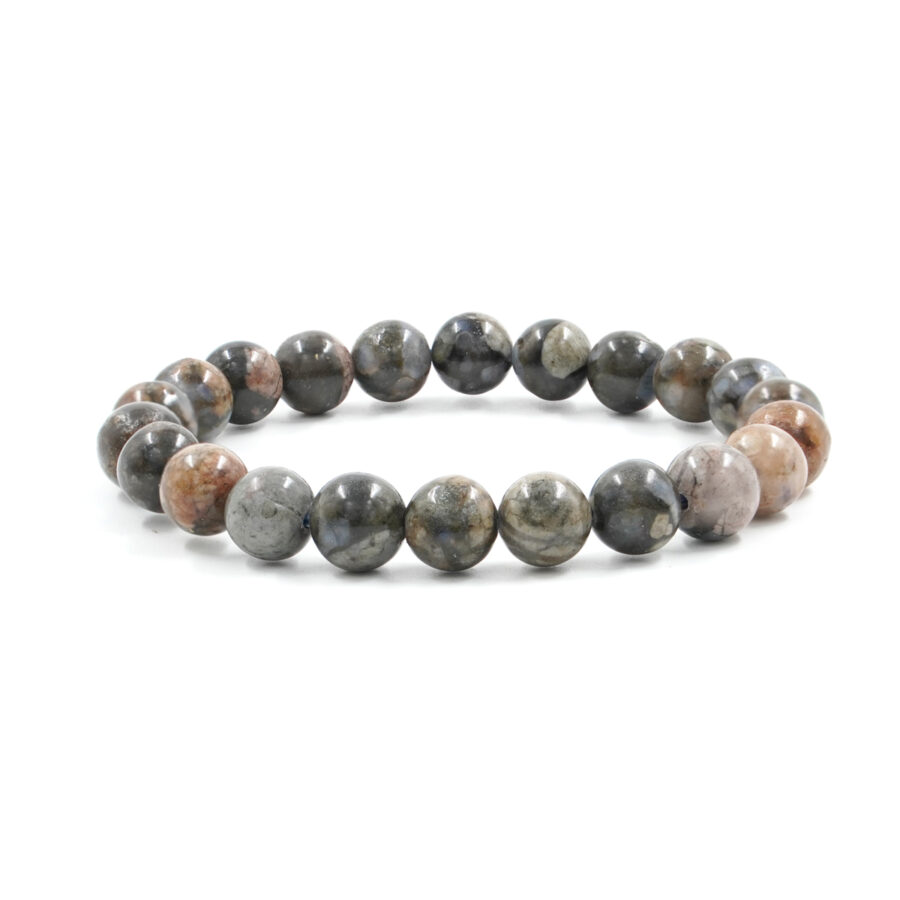Bracciale elastico Llanite Blu 6mm