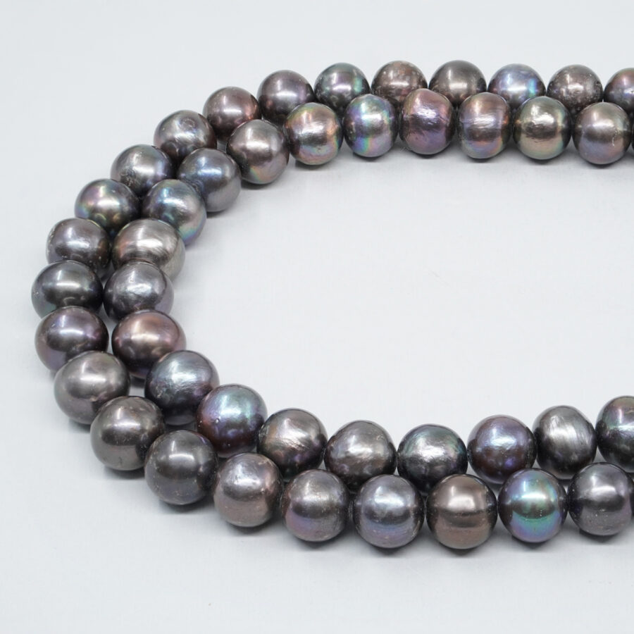 Edison Pearls fili tondi 11-14mm – Colore Nero