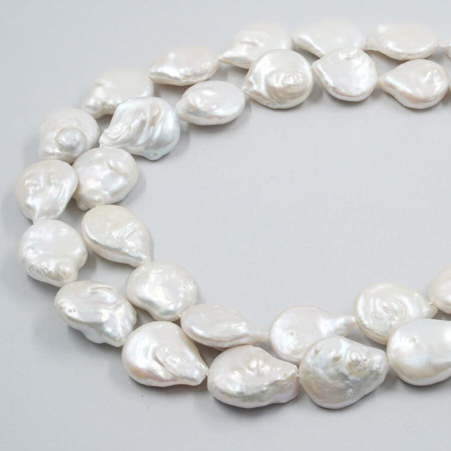 Perle d'Acqua Dolce fili monete – 16-18mm - peso 65/70gr
