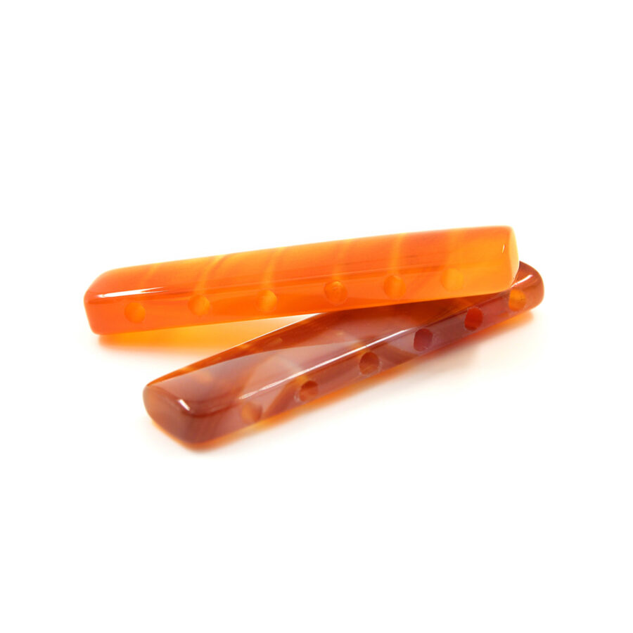 Agata Rossa separatore rettangolare 40x10mm