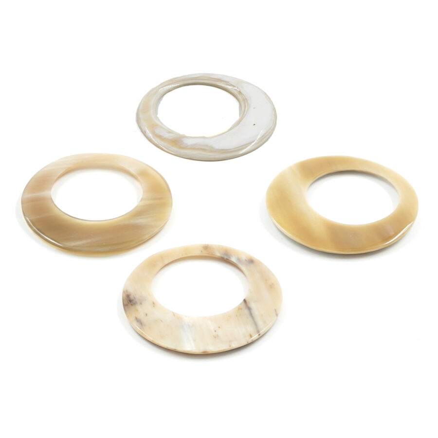 Creola in Corno forma Goccia 50mm – Beige