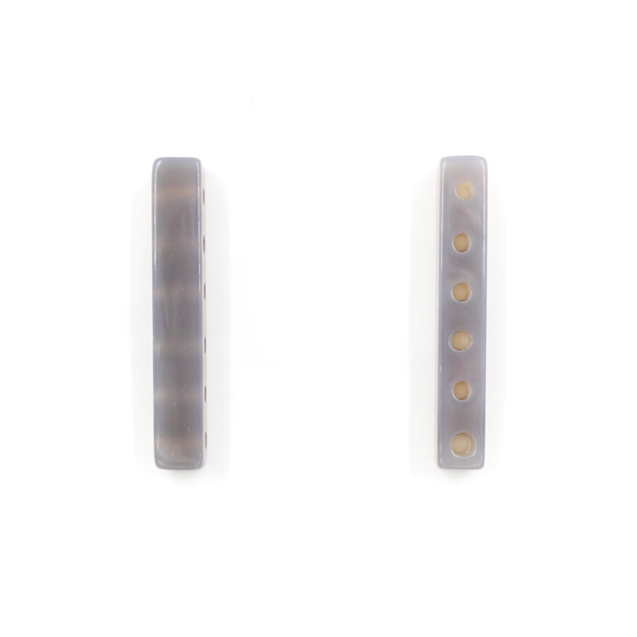 Agata Grigia separatore rettangolare 40x6mm