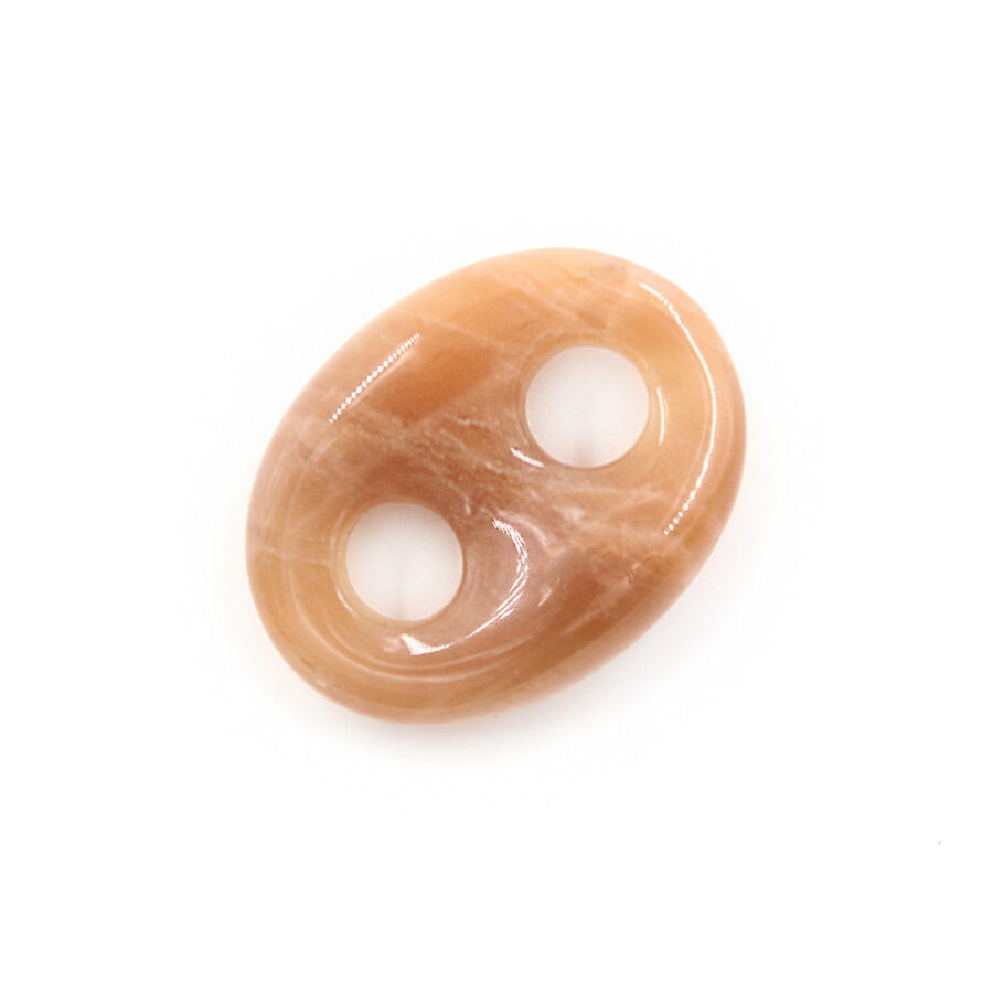 Pietra di Luna Rosa maglia marinara 22x17mm