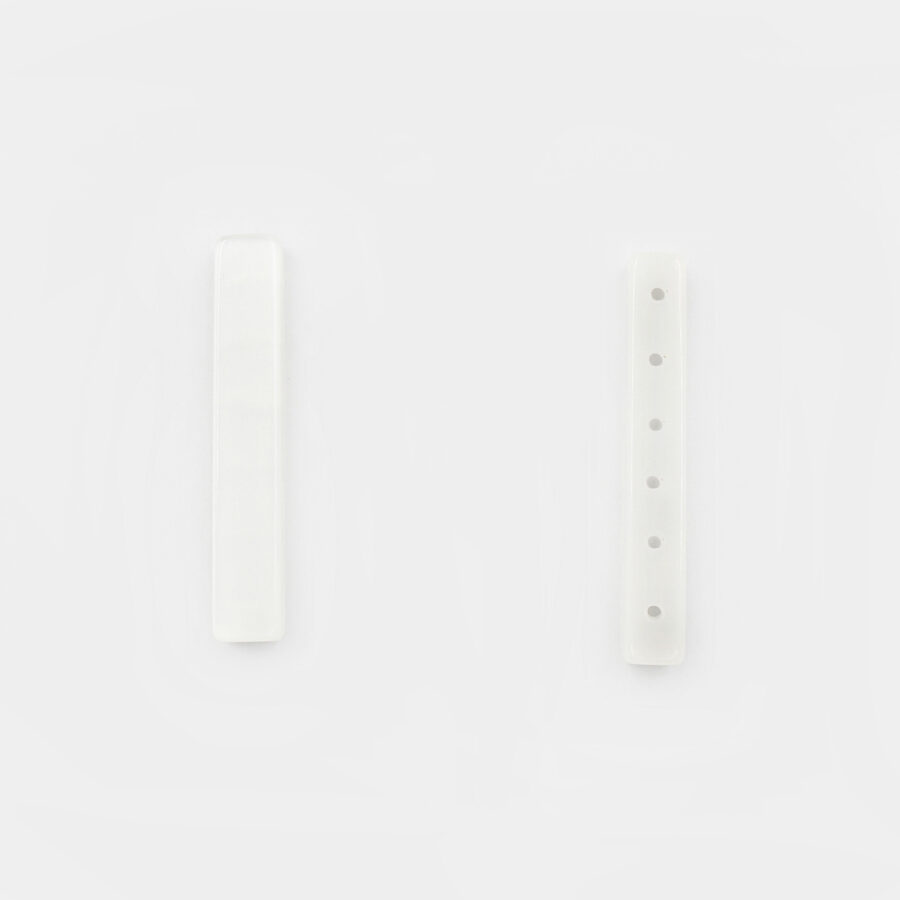 Pietra di Luna Bianca separatore rettangolare 40x6mm