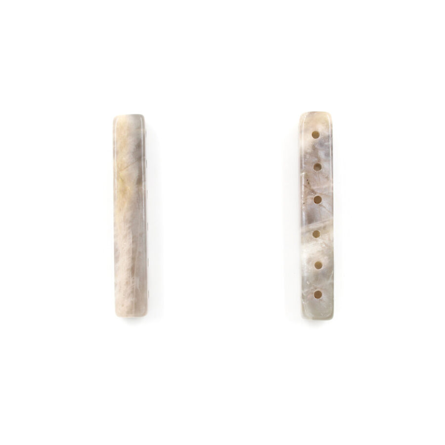 Pietra di Luna Grigia separatore rettangolare 40x6mm