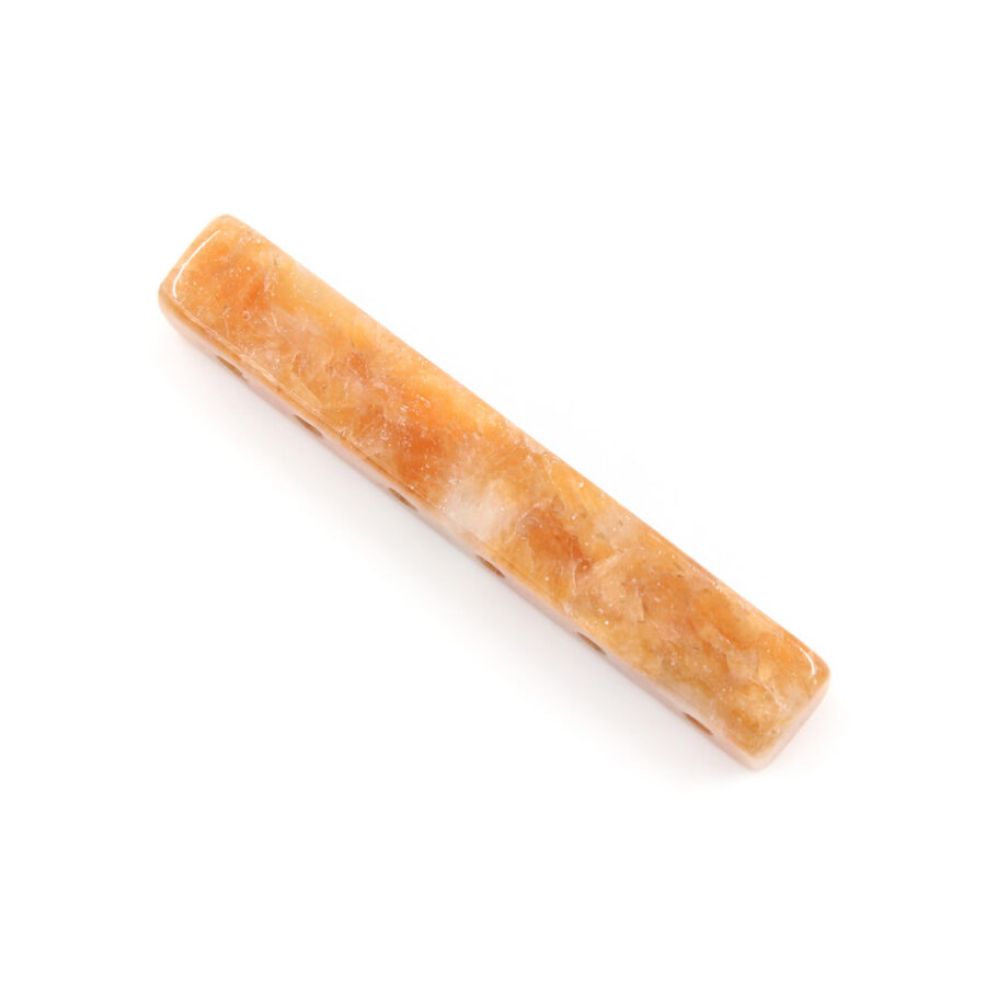 Calcite Arancione separatore rettangolare 40x6mm