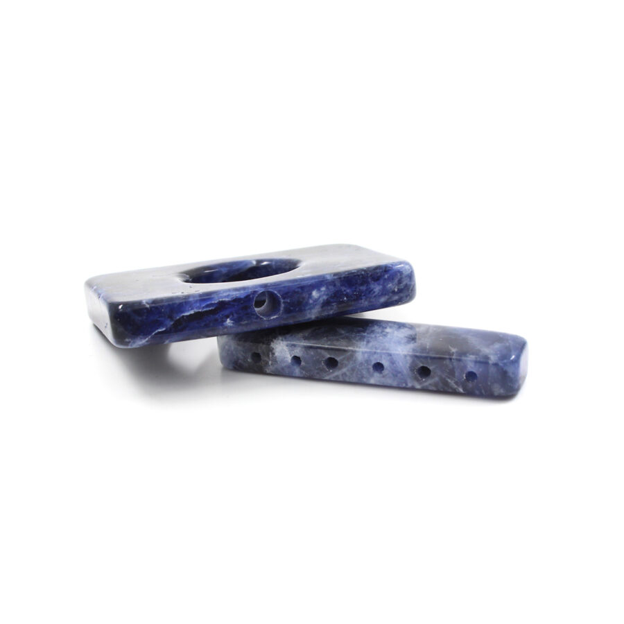 Sodalite chiusura rettangolare 30x40mm