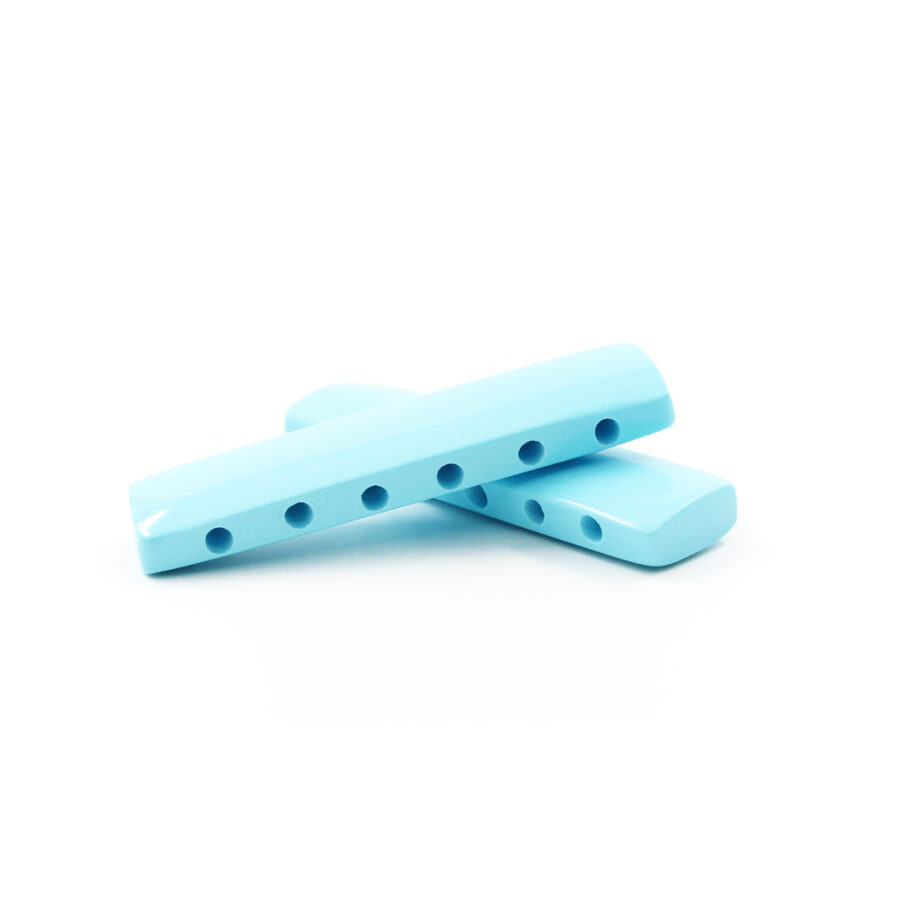 Pasta Turchese separatore rettangolare 40x10mm - immagine 2