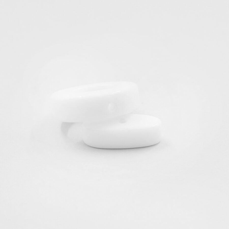 Agata Bianca chiusura tonda 22mm - immagine 2