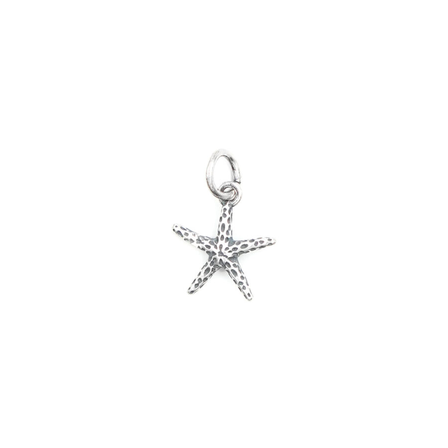 Argento ciondolo stella marina 12mm