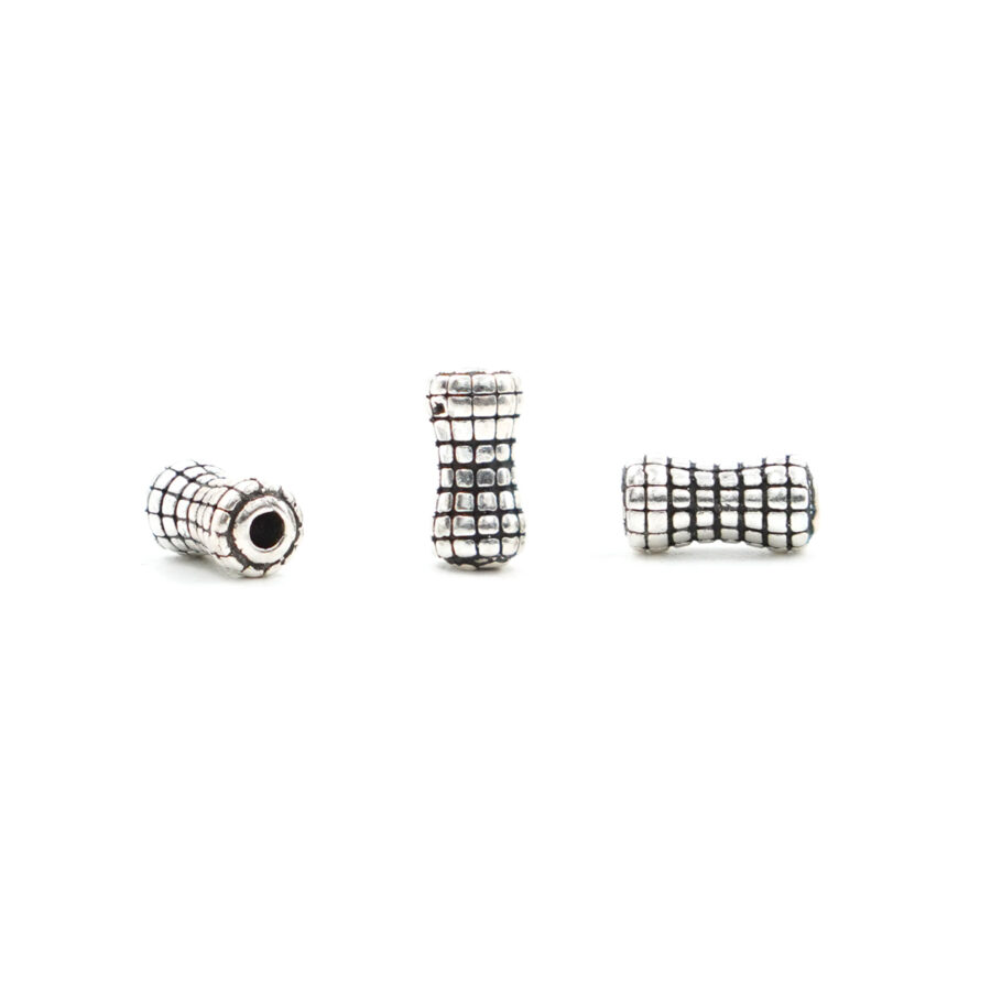 Argento distanziatore cilindro 5x9mm