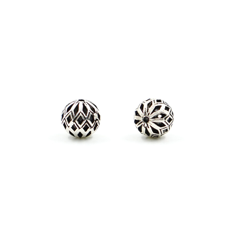 Argento distanziatori sfere 8mm