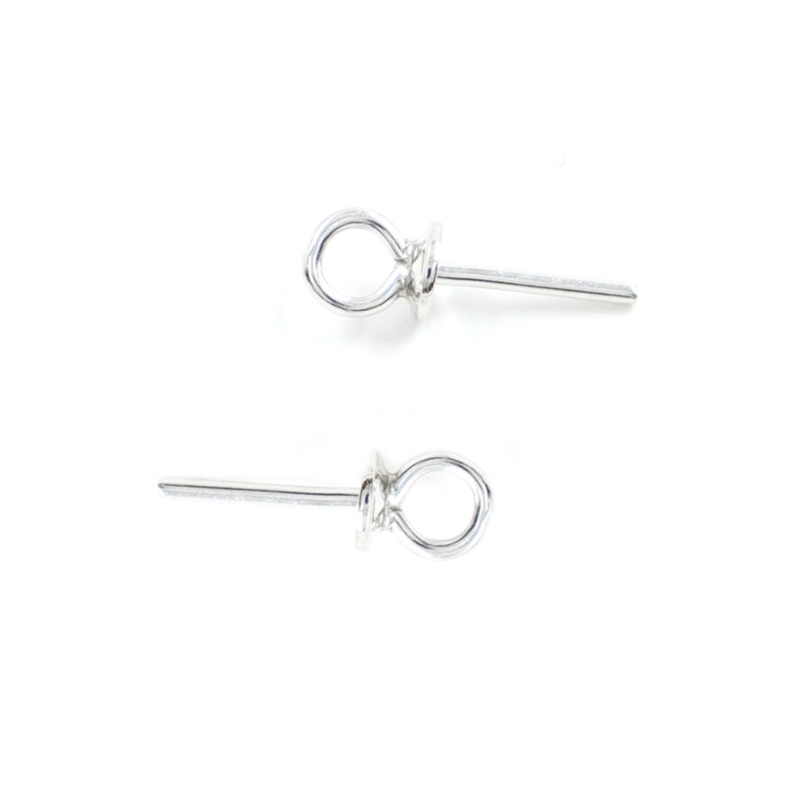 Argento contromaglia con coppa 3mm [Buste da 20pz] – Rodiato