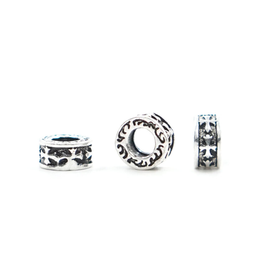 Argento 925‰ distanziatori rondelle 6x3mm
