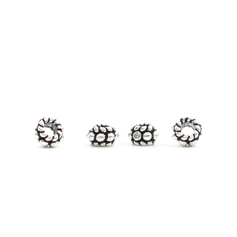 Argento 925‰ distanziatori rondelle 5x3mm