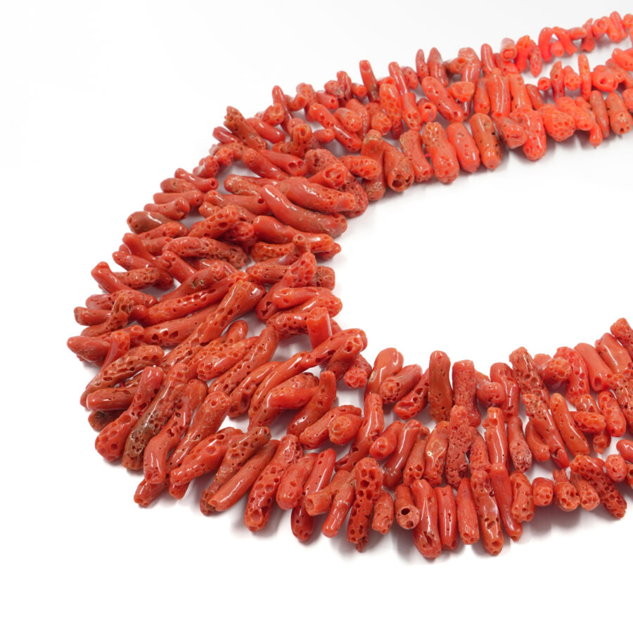Corallo Mediterraneo fili cupoloni di Fabbrica – Prima Qualità - immagine 2
