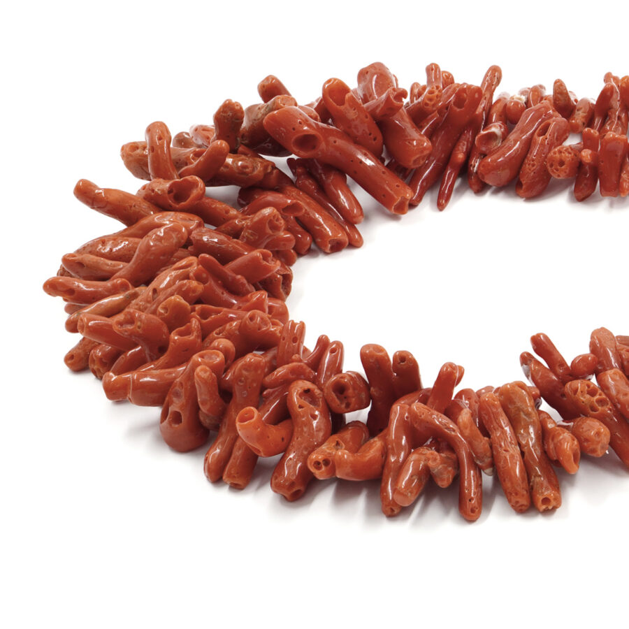 Corallo Mediterraneo fili cupoloni di Fabbrica – Seconda Qualità - immagine 2