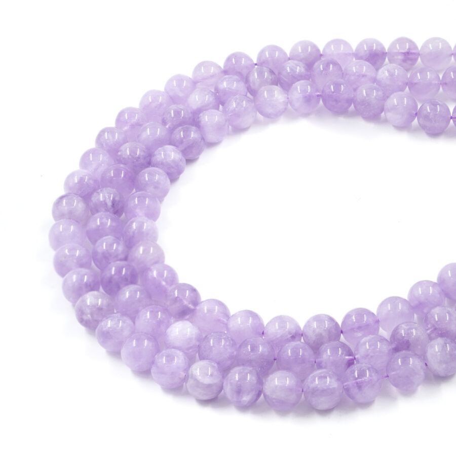 Ametista Lavanda fili tondi 10mm – Qualità A