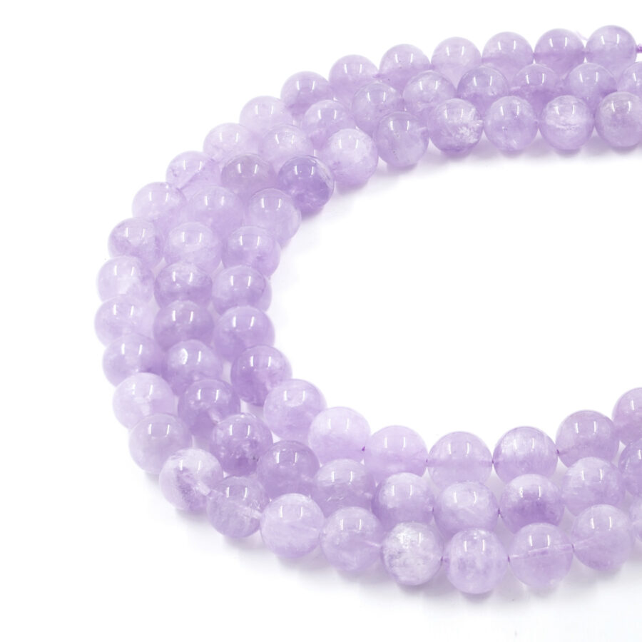 Ametista Lavanda fili tondi 12mm – Qualità A