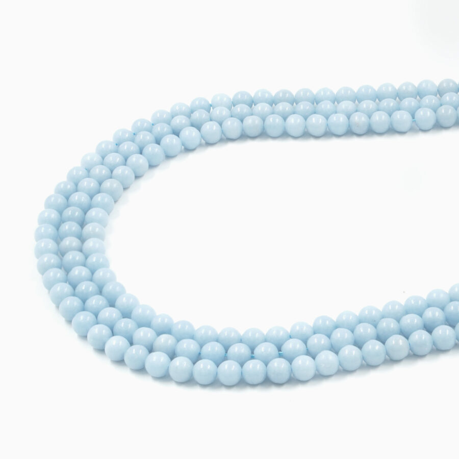 Angelite fili tondi 4mm a 10mm - immagine 3