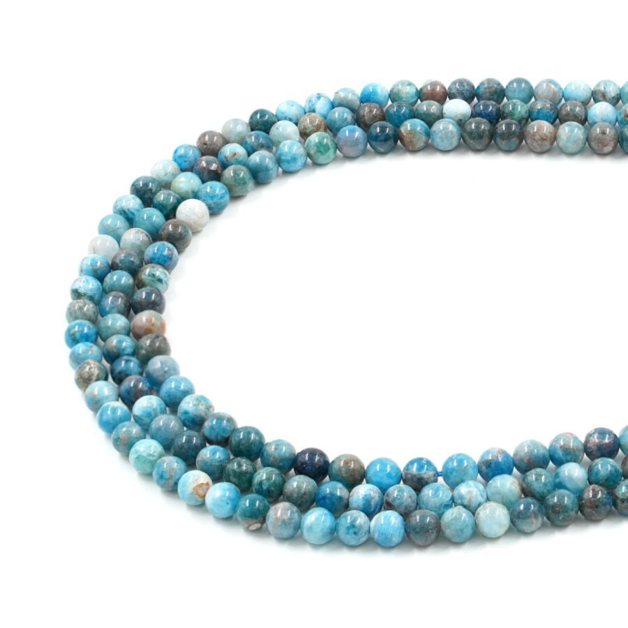 Apatite fili tondi 6mm – Qualità AB