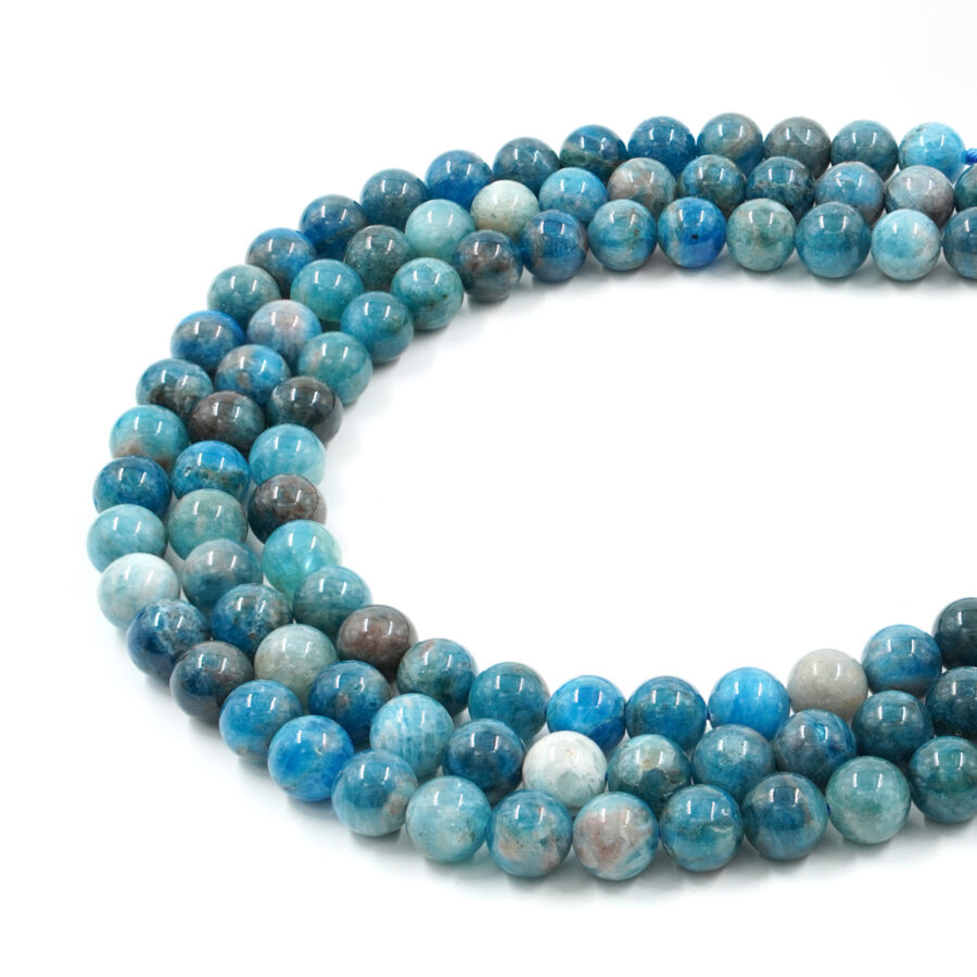 Apatite fili tondi 10mm – Qualità AB