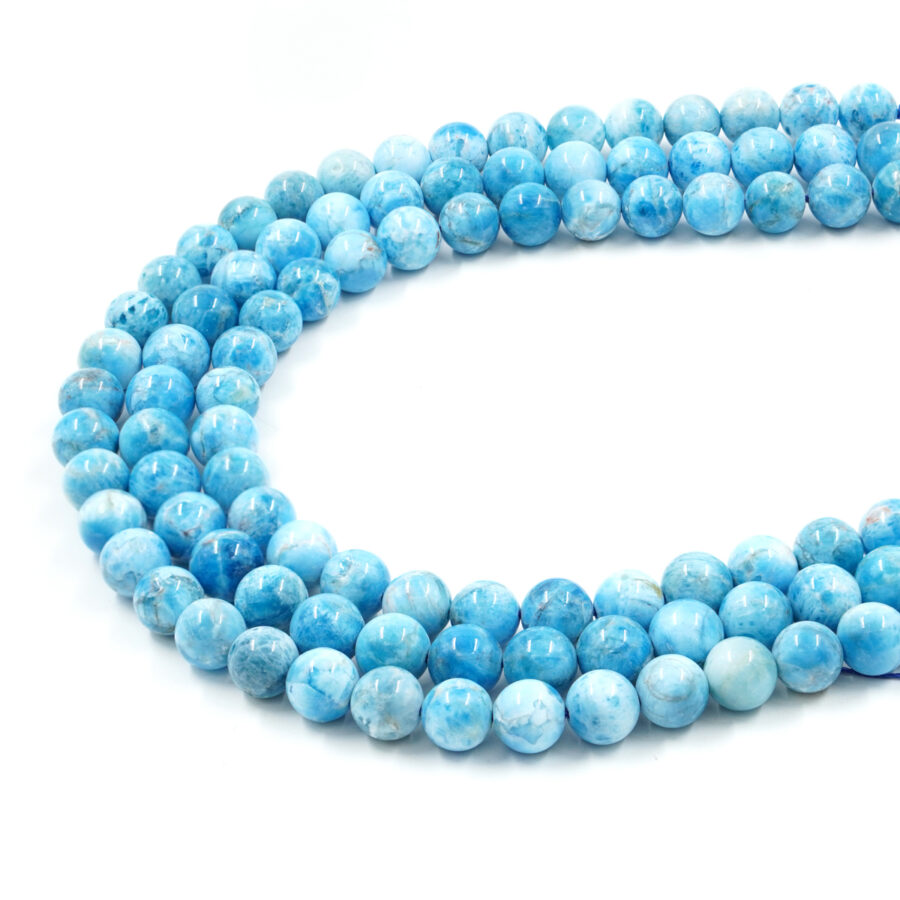Apatite fili tondi 10mm – Colore Chiaro