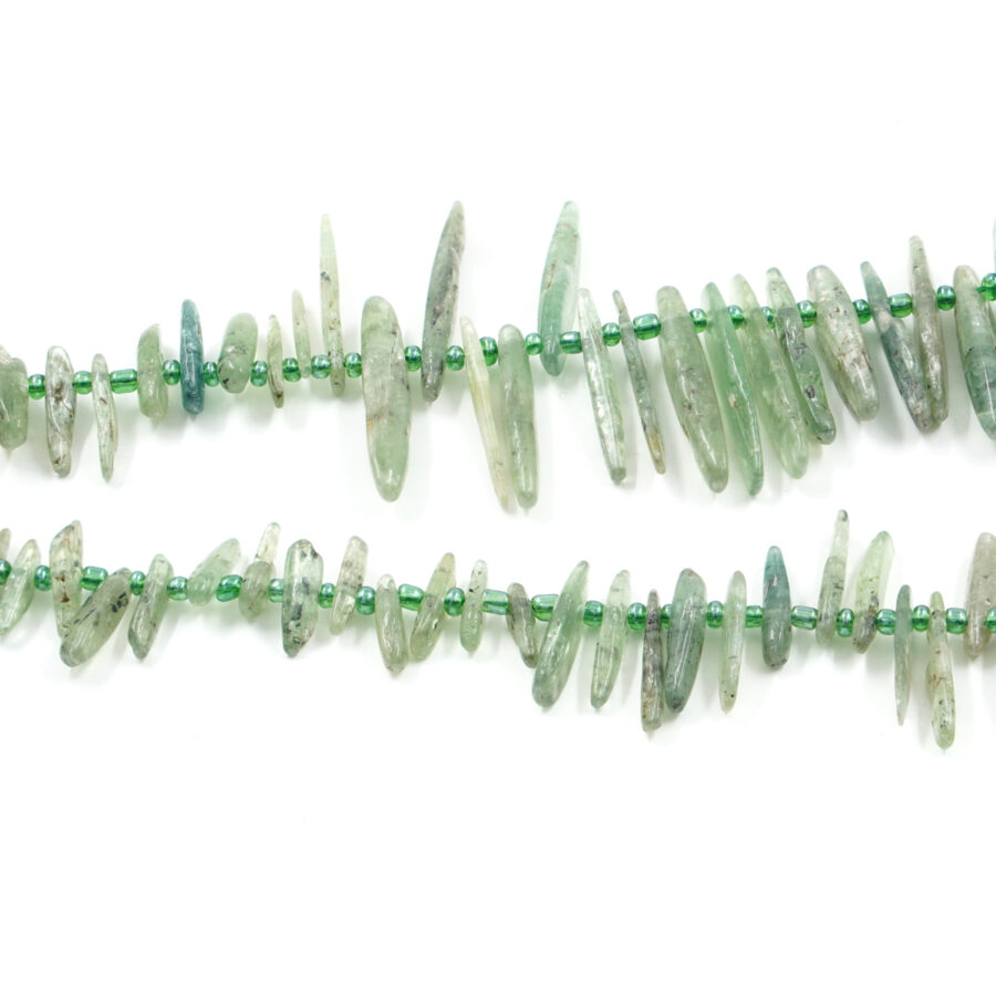 Cianite Verde fili chips a gradazione - immagine 2